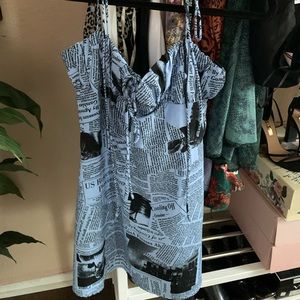 Newspaper dress!